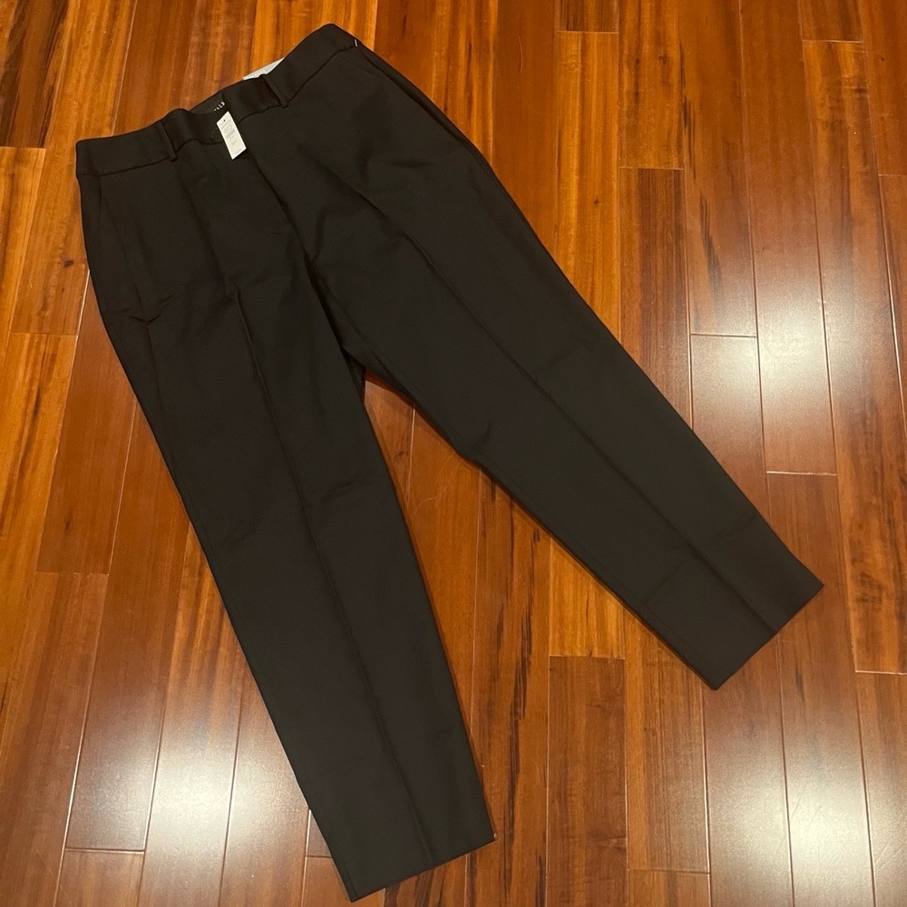 New NWT Talbots Black Pants High Waist Hampshire Ankle Dress Size Plus 16W / 16